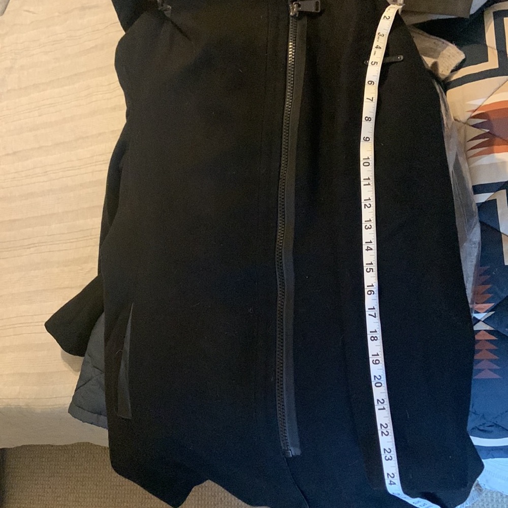 Women’s Calvin Klein black hooded pea coat - Picture 7 of 7